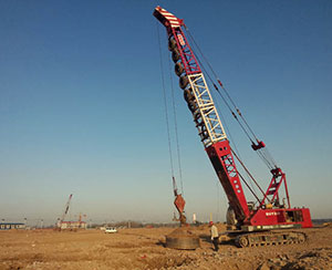 浙江愛(ài)康 5GW 高結(jié)論異質(zhì)結(jié)光伏電池地基夯工程